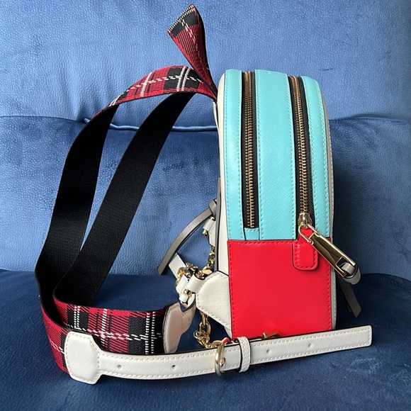 Marc Jacobs Pack Shot Block Leather Backpack - Picture 4 of 12